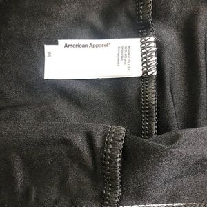 American Apparel Faux Leather Skinny Leggings